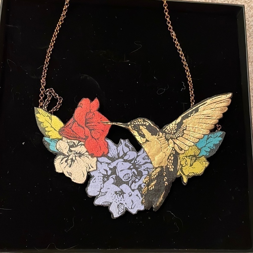 NIB Rosita Bonita Hummingbird Necklace